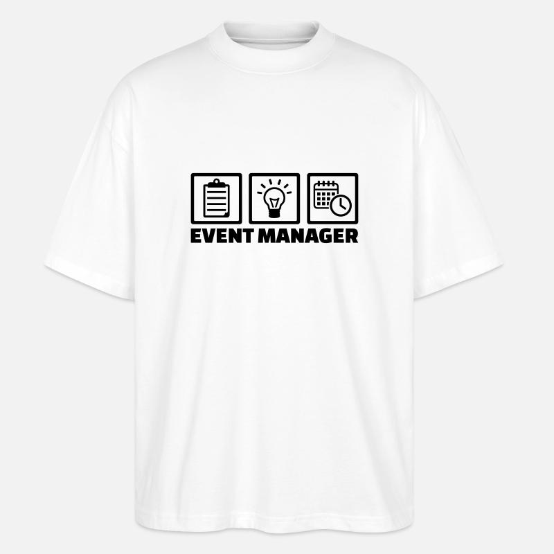 Event Manager - T-shirt bio Blaster 2.0 coupe oversize Stanley/Stella Unisexe - blanc