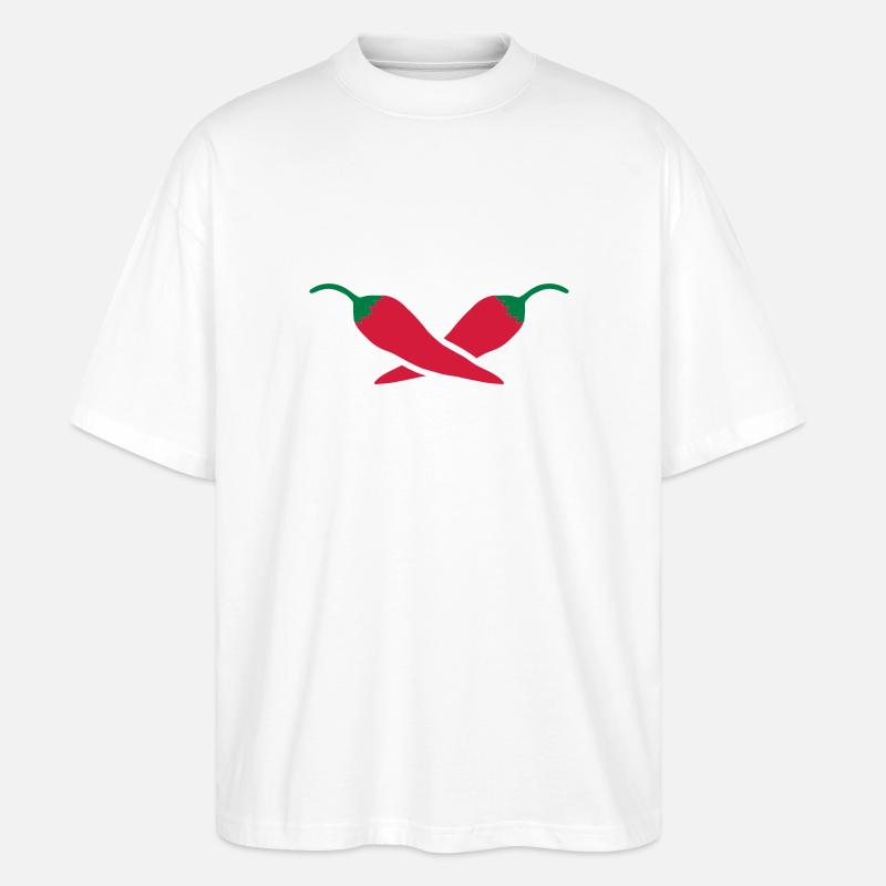 Peperoni - Stanley/Stella Oversized Unisex Bio T-Shirt Blaster 2.0 - Weiß