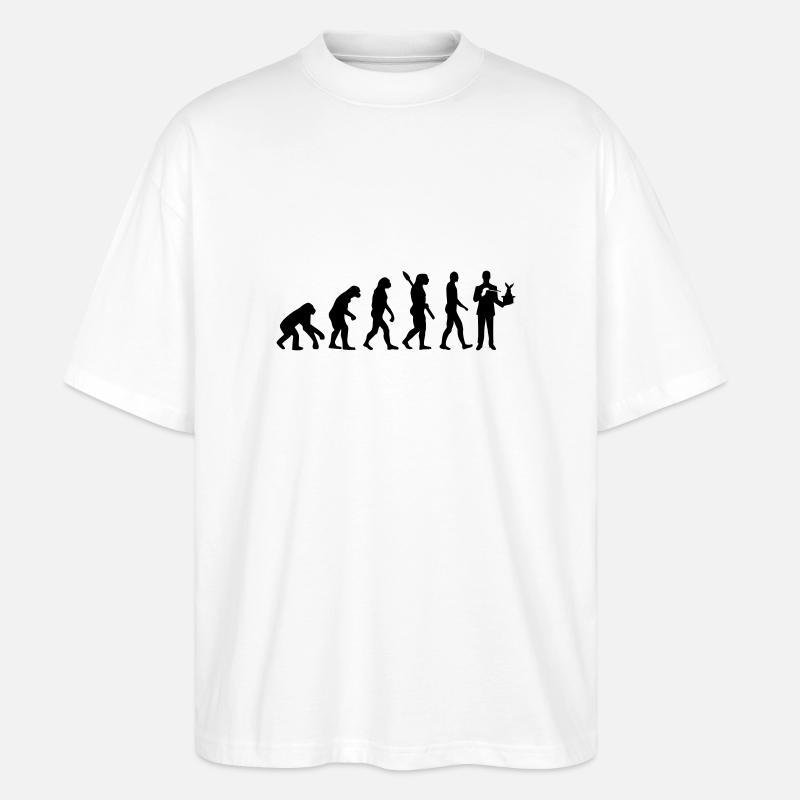 Zauberer - Stanley/Stella Oversized Unisex Bio T-Shirt Blaster 2.0 - Weiß