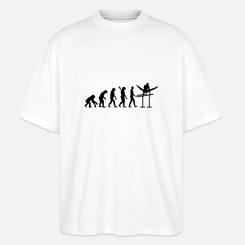 Evolution Gymnastics - Stanley/Stella Oversized Unisex Organic T-shirt Blaster 2.0 - white