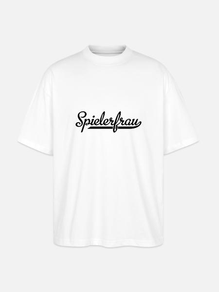 Spielerfrau - Stanley/Stella Oversized Unisex Bio T-Shirt Blaster 2.0 - Weiß
