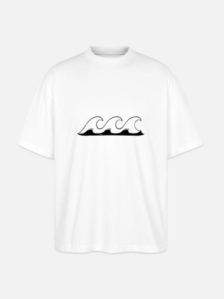 welle - Stanley/Stella Oversized Unisex Bio T-Shirt Blaster 2.0 - Weiß