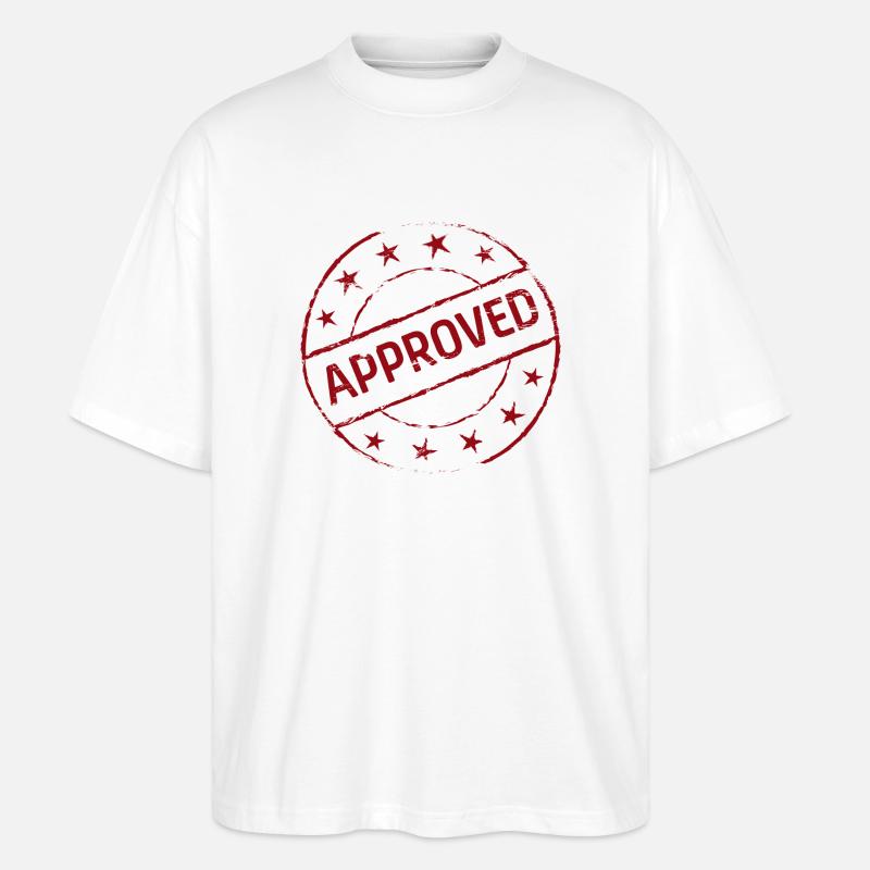 Approved / Geprüft - Stanley/Stella Oversized Unisex Bio T-Shirt Blaster 2.0 - Weiß
