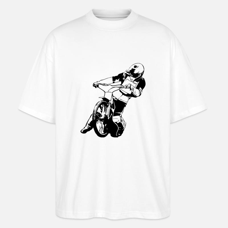Speedway Racing - Stanley/Stella Oversized Unisex Organic T-shirt Blaster 2.0 - white