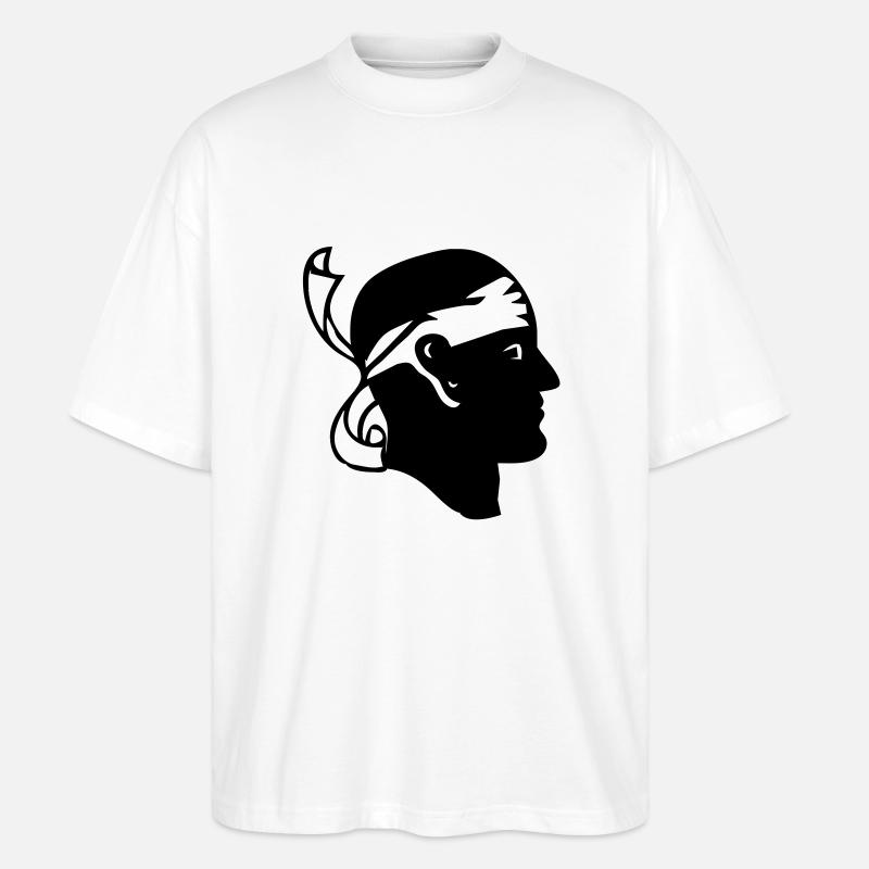 Quattro Mori - Stanley/Stella Oversized Unisex Bio T-Shirt Blaster 2.0 - Weiß