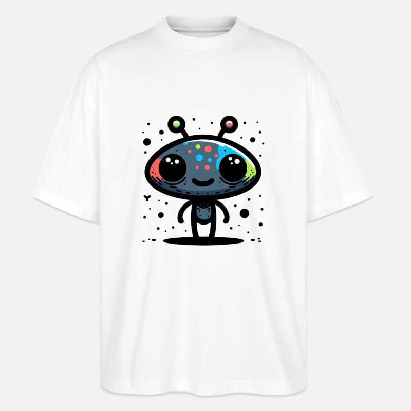 Alien Encounter - Stanley/Stella Oversized Unisex Bio T-Shirt Blaster 2.0 - Weiß