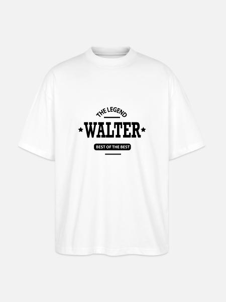walter - Stanley/Stella Oversized Unisex Bio T-Shirt Blaster 2.0 - Weiß