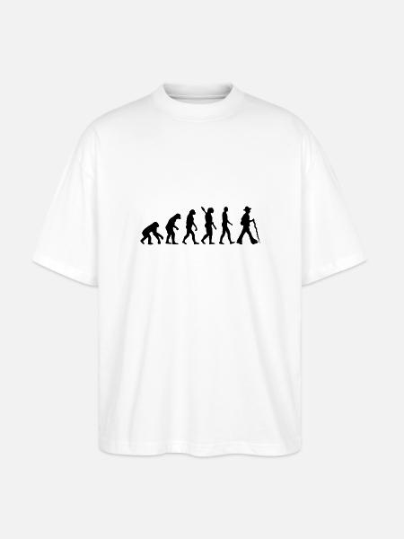 Évolution Charpentier - T-shirt bio Blaster 2.0 coupe oversize Stanley/Stella Unisexe - blanc