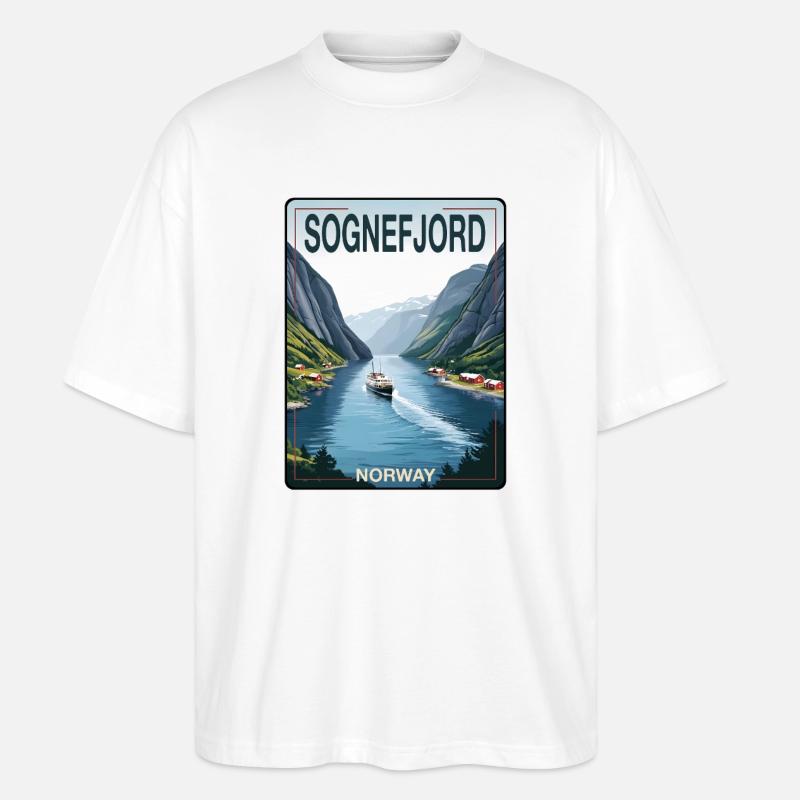 Sognefjord - T-shirt bio Blaster 2.0 coupe oversize Stanley/Stella Unisexe - blanc