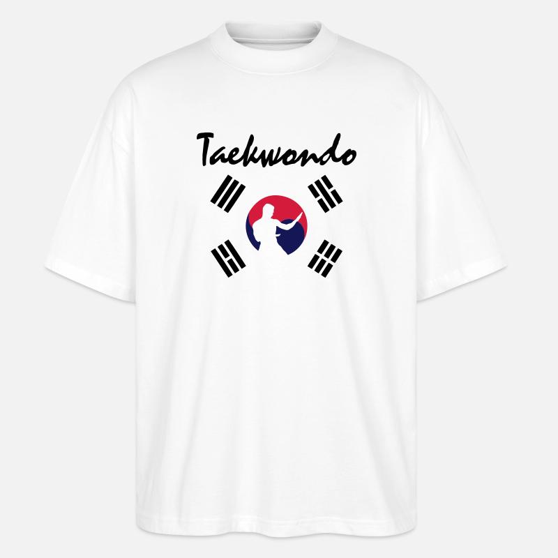 taekwondo_5 - Stanley/Stella Oversized Unisex Bio T-Shirt Blaster 2.0 - Weiß