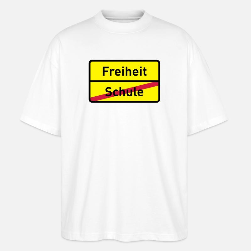 abishirt diplôme d'études abimotiv 2010 lycée - T-shirt bio Blaster 2.0 coupe oversize Stanley/Stella Unisexe - blanc