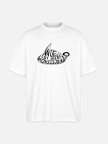 wie_ist_die_konsistenz - Stanley/Stella Oversized Unisex Bio T-Shirt Blaster 2.0 - Weiß
