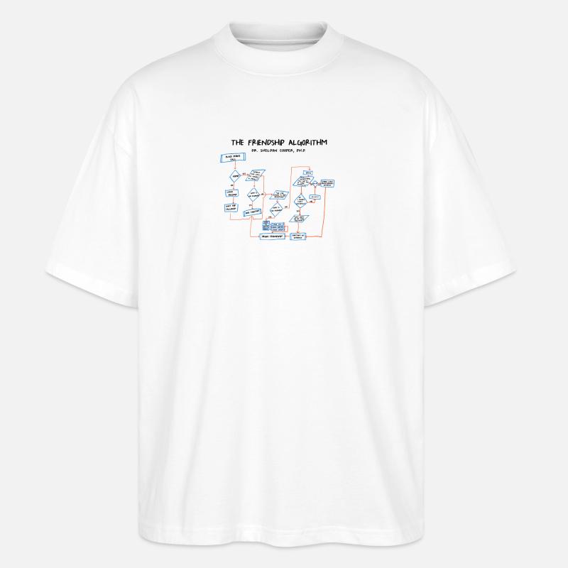 friendship algorithmus - Stanley/Stella Oversized Unisex Bio T-Shirt Blaster 2.0 - Weiß