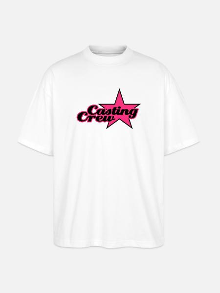 Casting Crew | Star | Stern - T-shirt bio Blaster 2.0 coupe oversize Stanley/Stella Unisexe - blanc