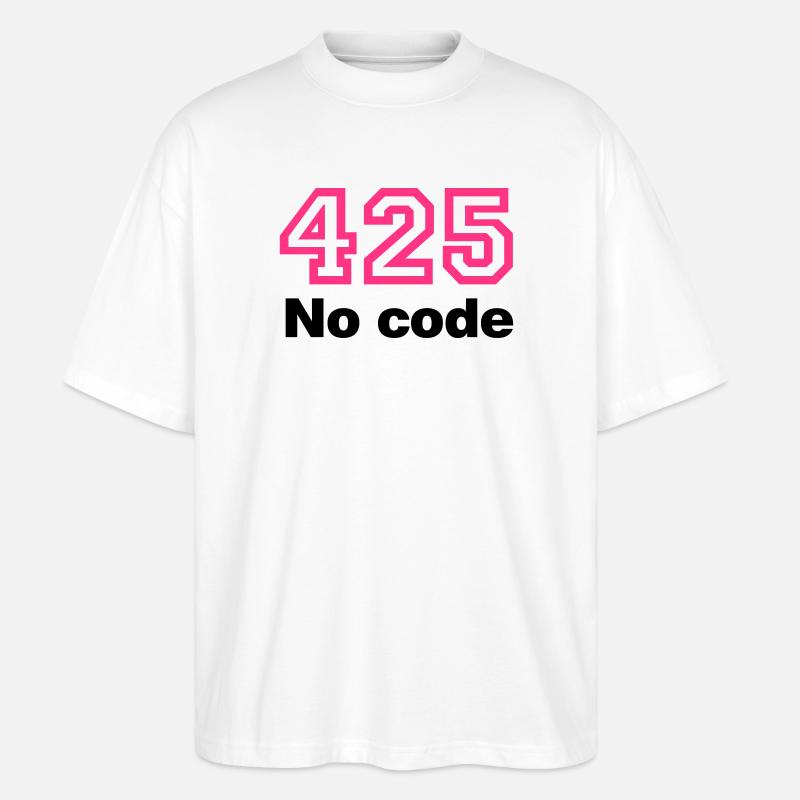 Error 425 | Fehler | Errormessage - Stanley/Stella Oversized Unisex Organic T-shirt Blaster 2.0 - white