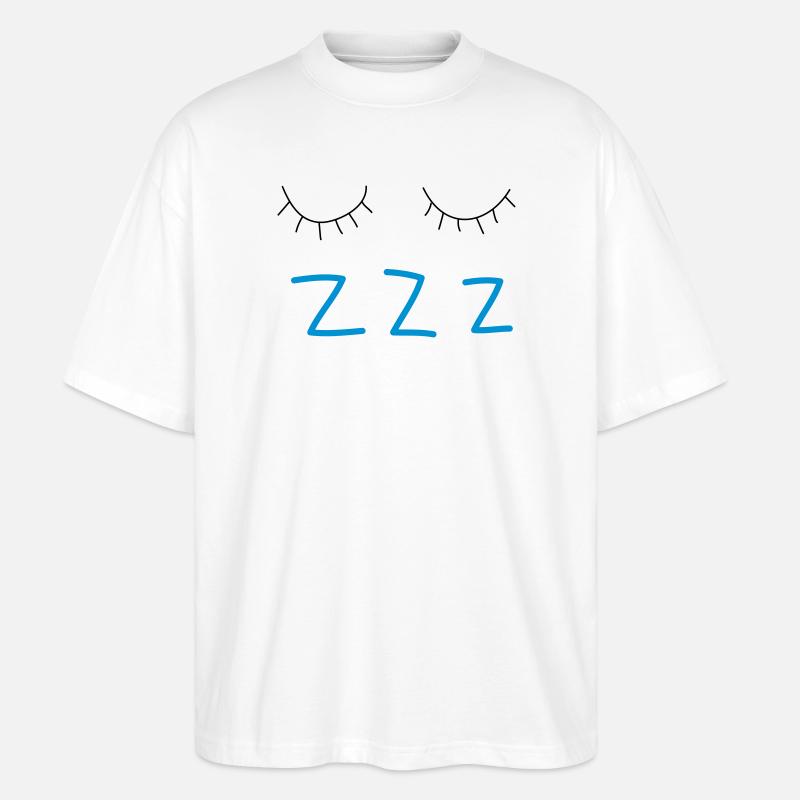 sleep - Stanley/Stella Oversized Unisex Bio T-Shirt Blaster 2.0 - Weiß