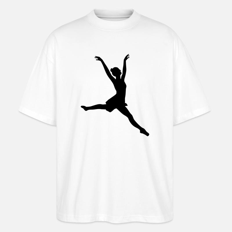 Dancer - Stanley/Stella Oversized Unisex Organic T-shirt Blaster 2.0 - white