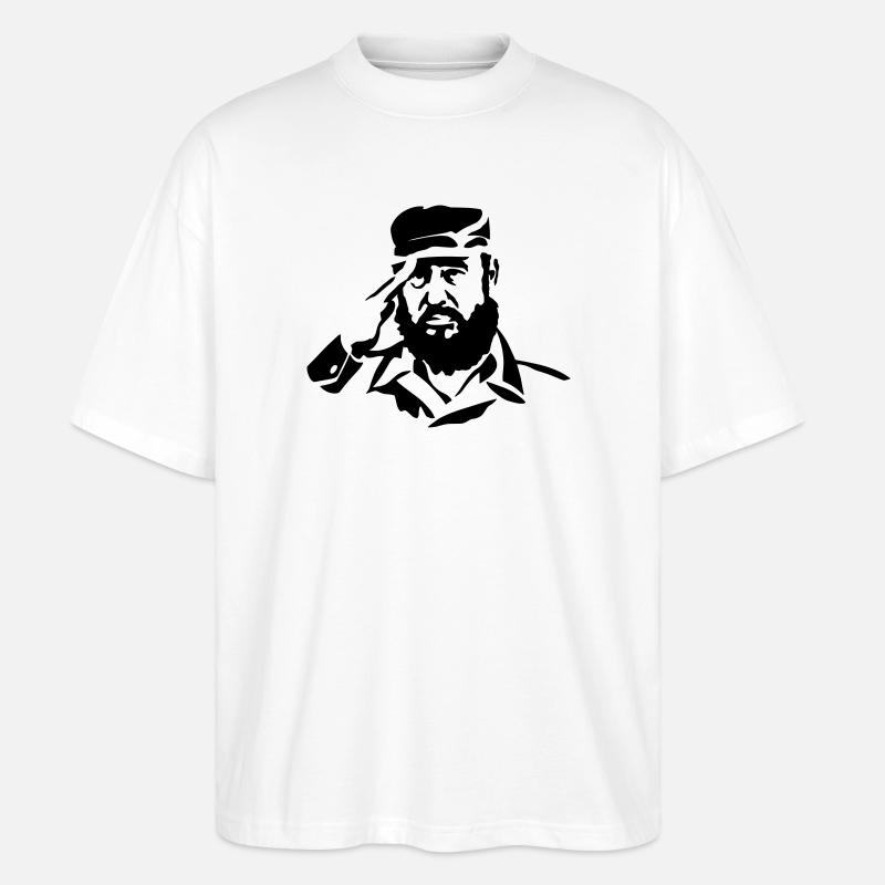 Fidel Alejandro Castro Ruz - Stanley/Stella Oversized Unisex Bio T-Shirt Blaster 2.0 - Weiß