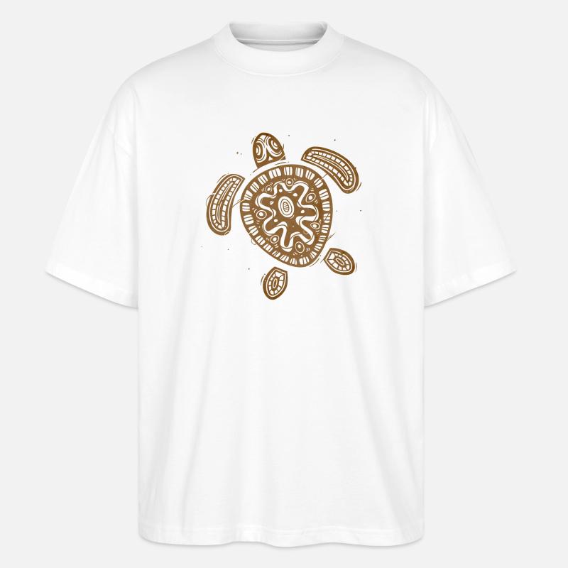 Hawaii Turtle - Stanley/Stella Oversized Unisex Bio T-Shirt Blaster 2.0 - Weiß