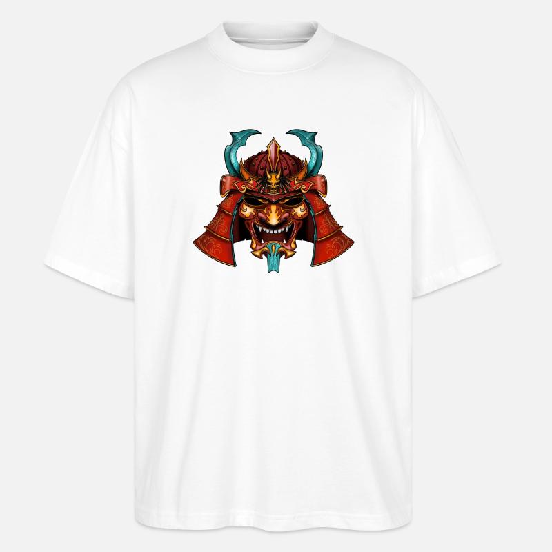 Samurai - T-shirt bio Blaster 2.0 coupe oversize Stanley/Stella Unisexe - blanc