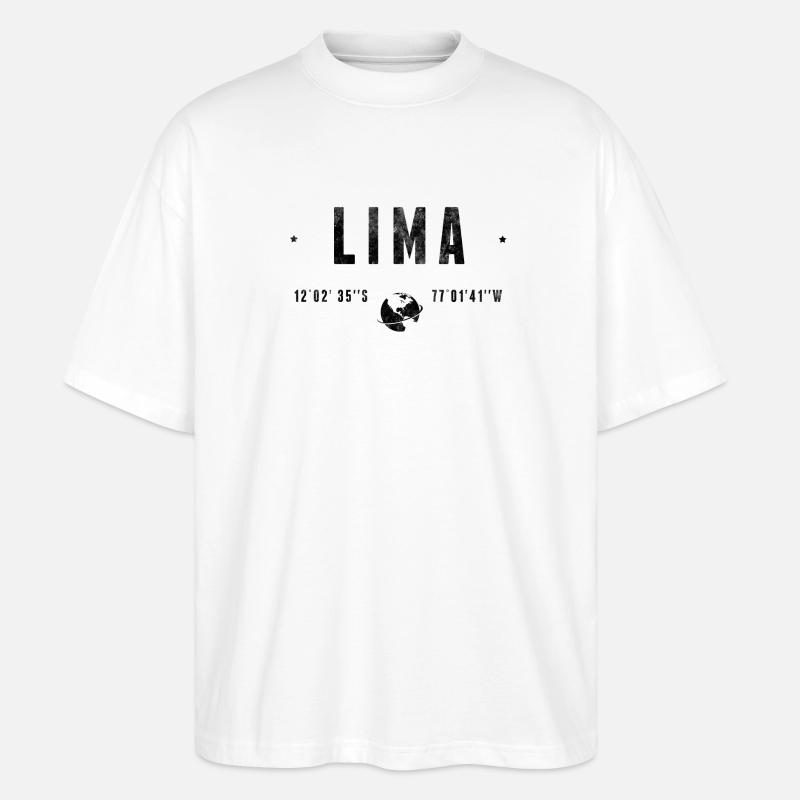 LIMA - Stanley/Stella Oversized Unisex Bio T-Shirt Blaster 2.0 - Weiß