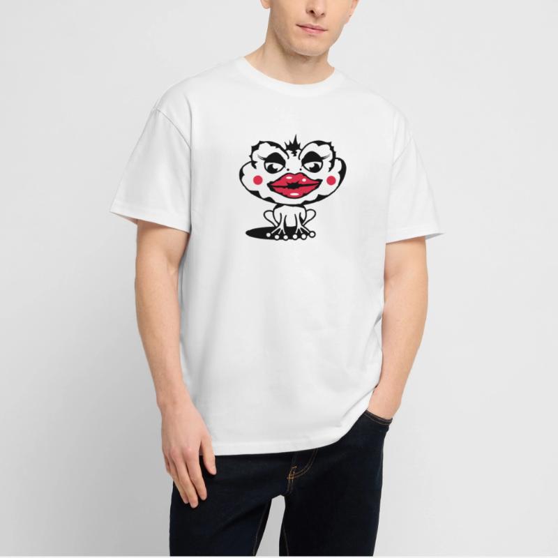 A toad with a thick lip Stanley/Stella Oversized Unisex Organic T-shirt Blaster 2.0
