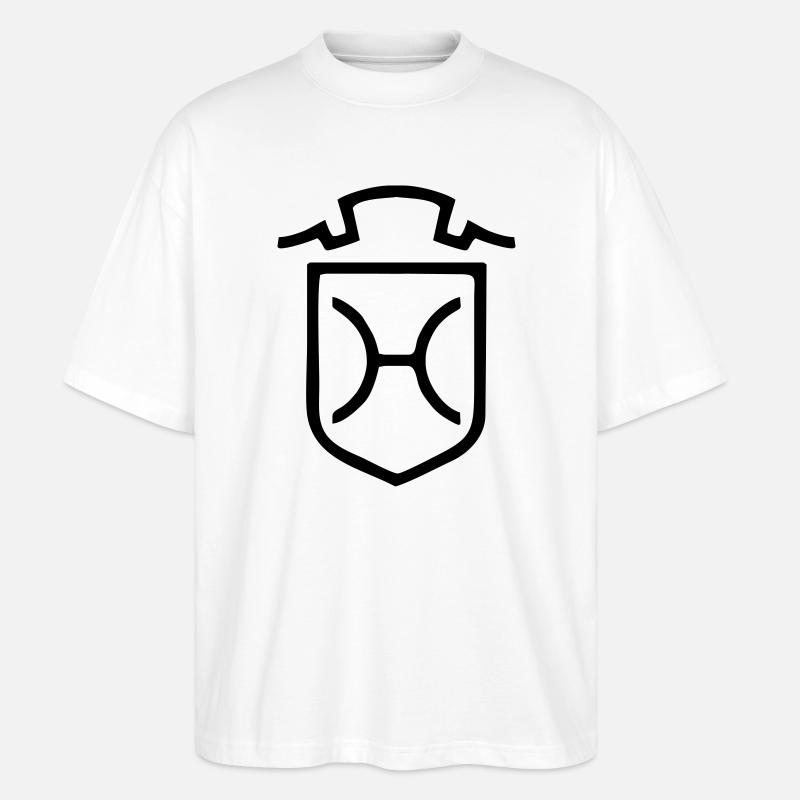 Holsteiner Pferd - Stanley/Stella Oversized Unisex Bio T-Shirt Blaster 2.0 - Weiß