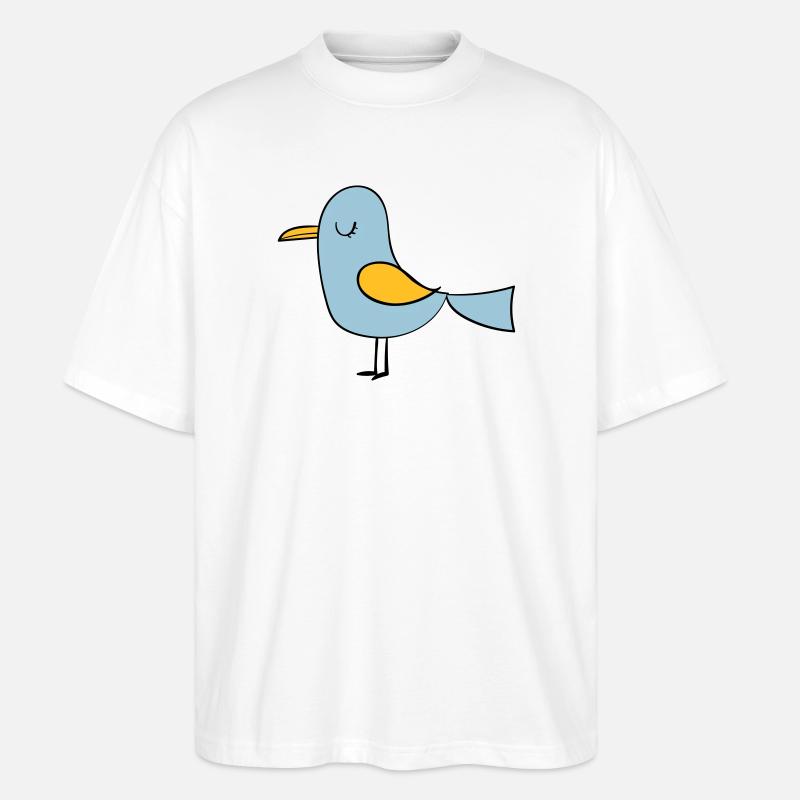 oiseau - T-shirt bio Blaster 2.0 coupe oversize Stanley/Stella Unisexe - blanc