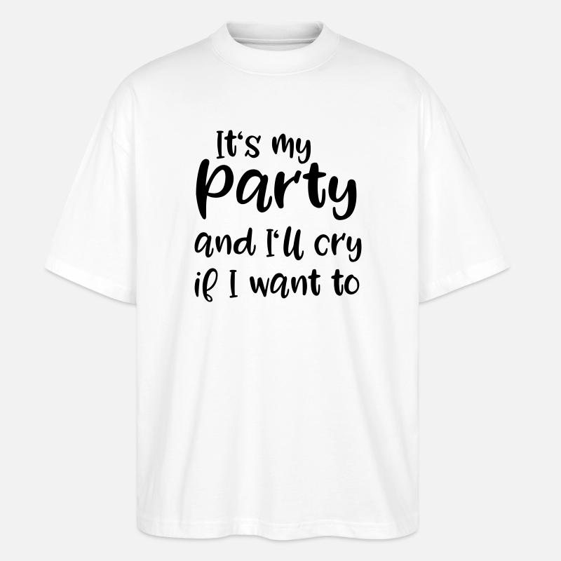 Abschied - Stanley/Stella Oversized Unisex Bio T-Shirt Blaster 2.0 - Weiß