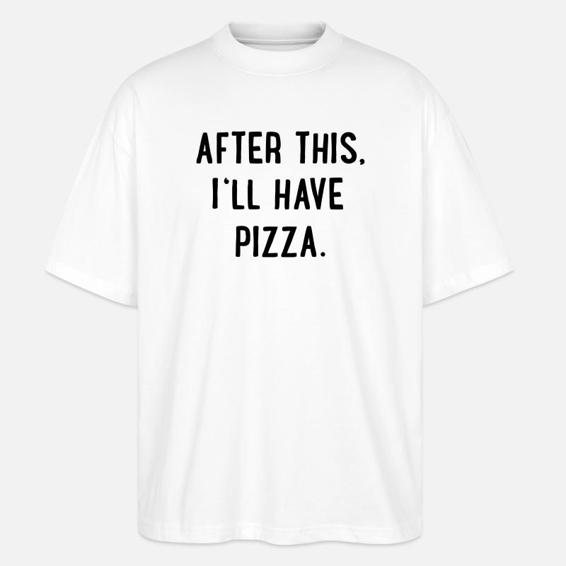Pizza - T-shirt bio Blaster 2.0 coupe oversize Stanley/Stella Unisexe - blanc