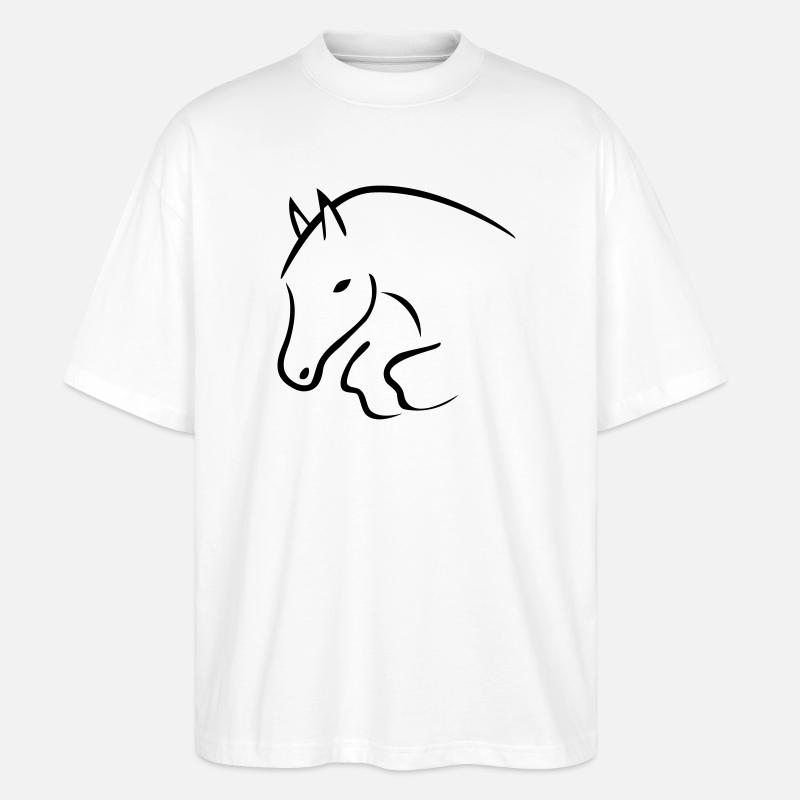 magic13 - Stanley/Stella Oversized Unisex Organic T-shirt Blaster 2.0 - white