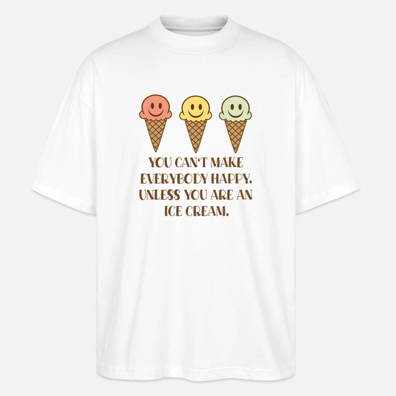 Eis - Stanley/Stella Oversized Unisex Bio T-Shirt Blaster 2.0 - Weiß