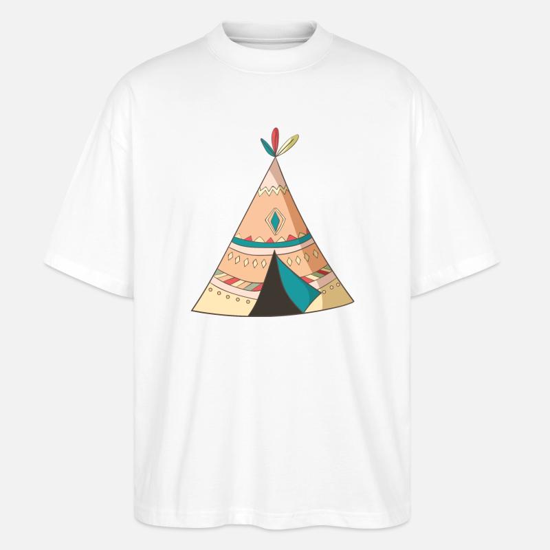 Tipi - Stanley/Stella Oversized Unisex Bio T-Shirt Blaster 2.0 - Weiß