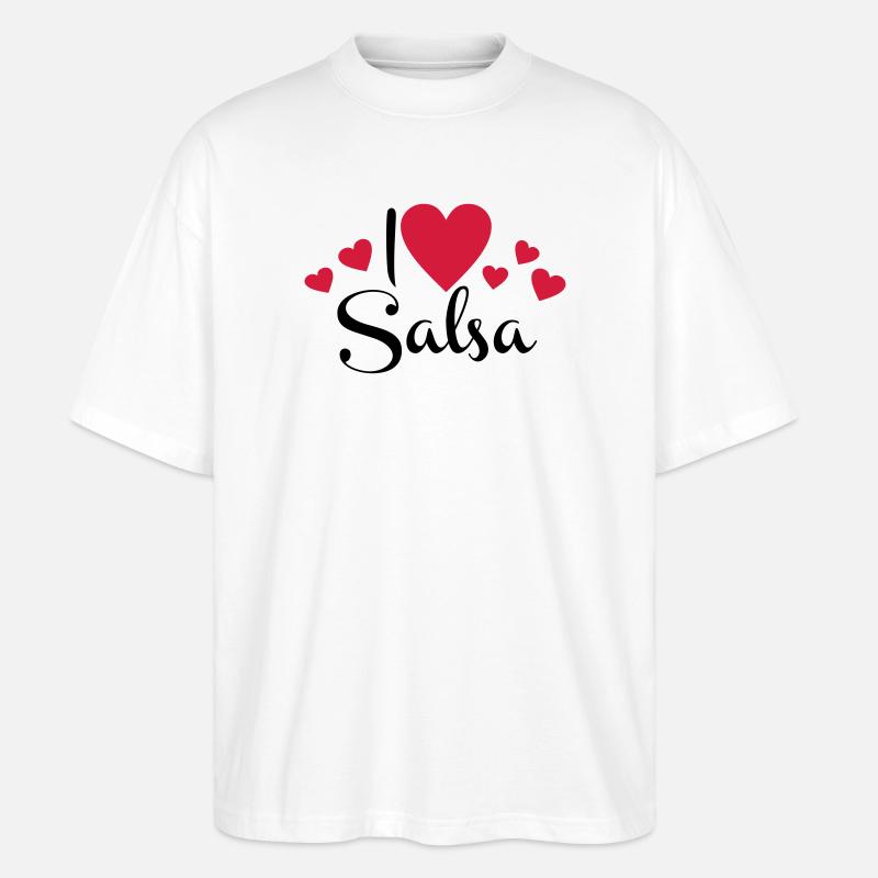 2541614 113586423 salsa - T-shirt bio Blaster 2.0 coupe oversize Stanley/Stella Unisexe - blanc