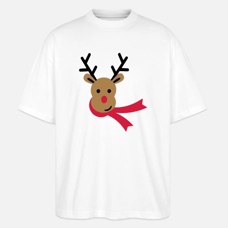RENTIER - Stanley/Stella Oversized Unisex Bio T-Shirt Blaster 2.0 - Weiß