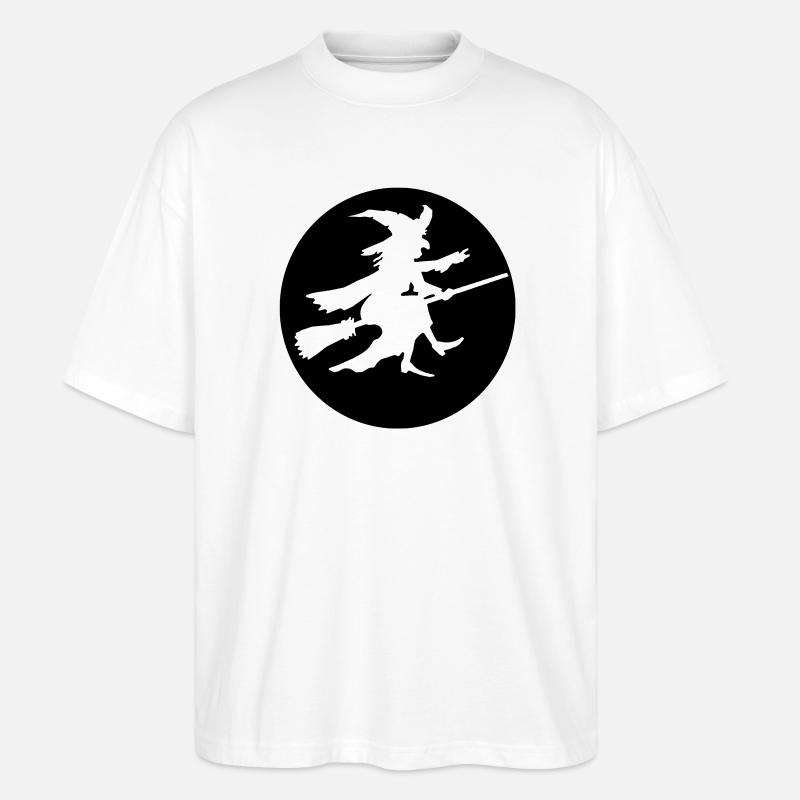 Witch 2 - Stanley/Stella Oversized Unisex Organic T-shirt Blaster 2.0 - white