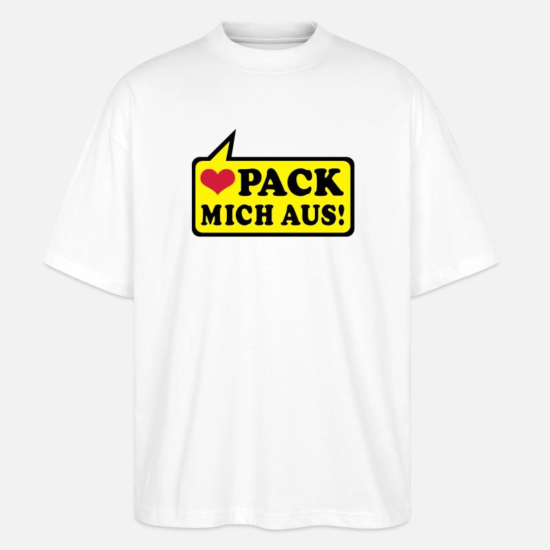 liebe und mehr - Stanley/Stella Oversized Unisex Bio T-Shirt Blaster 2.0 - Weiß