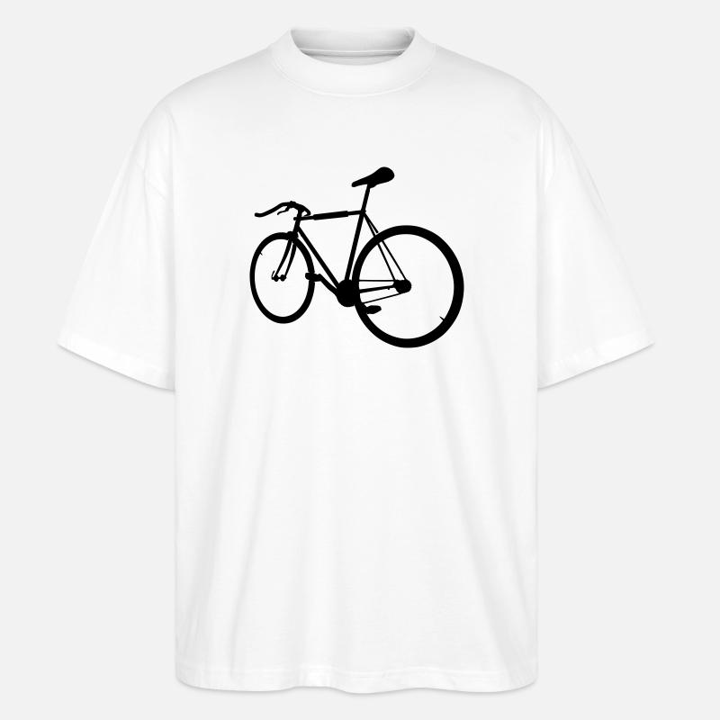 Hipster Bike - Stanley/Stella Oversized Unisex Bio T-Shirt Blaster 2.0 - Weiß