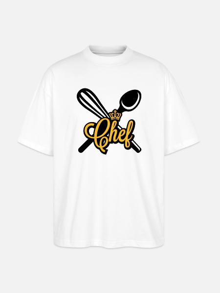 Chef | Chefkoch | Cook - T-shirt bio Blaster 2.0 coupe oversize Stanley/Stella Unisexe - blanc