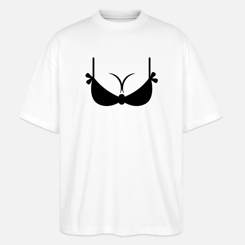 Wonderbra - Stanley/Stella Oversized Unisex Bio T-Shirt Blaster 2.0 - Weiß