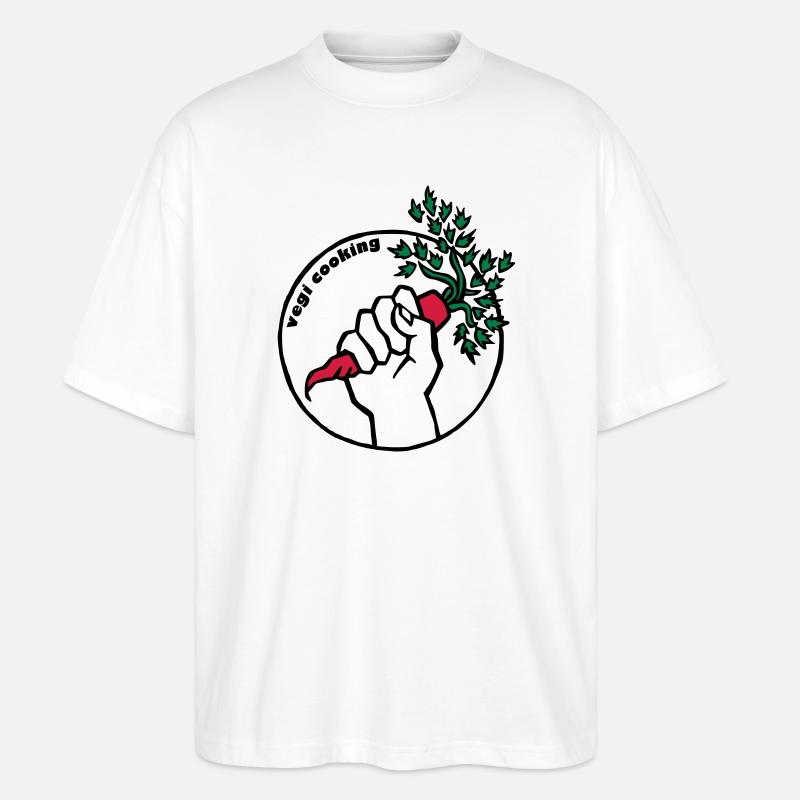 Vegan - Stanley/Stella Oversized Unisex Bio T-Shirt Blaster 2.0 - Weiß