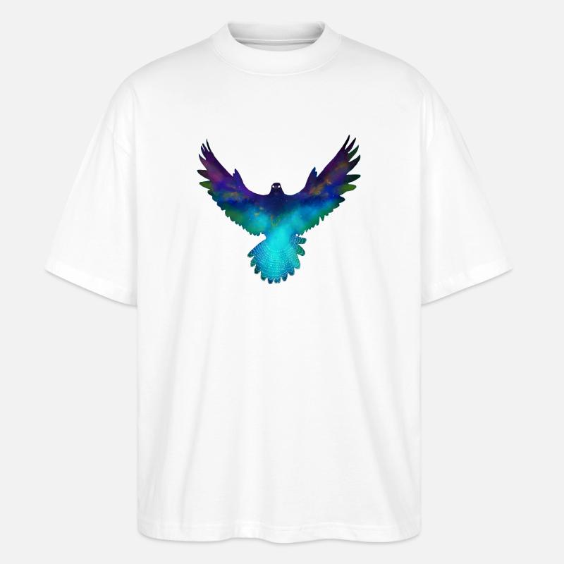 eagle falcon - Stanley/Stella Oversized Unisex Organic T-shirt Blaster 2.0 - white