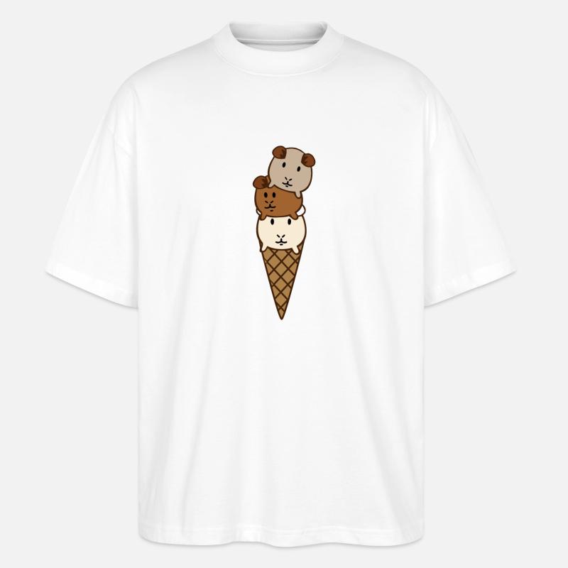 Cobaye - T-shirt bio Blaster 2.0 coupe oversize Stanley/Stella Unisexe - blanc
