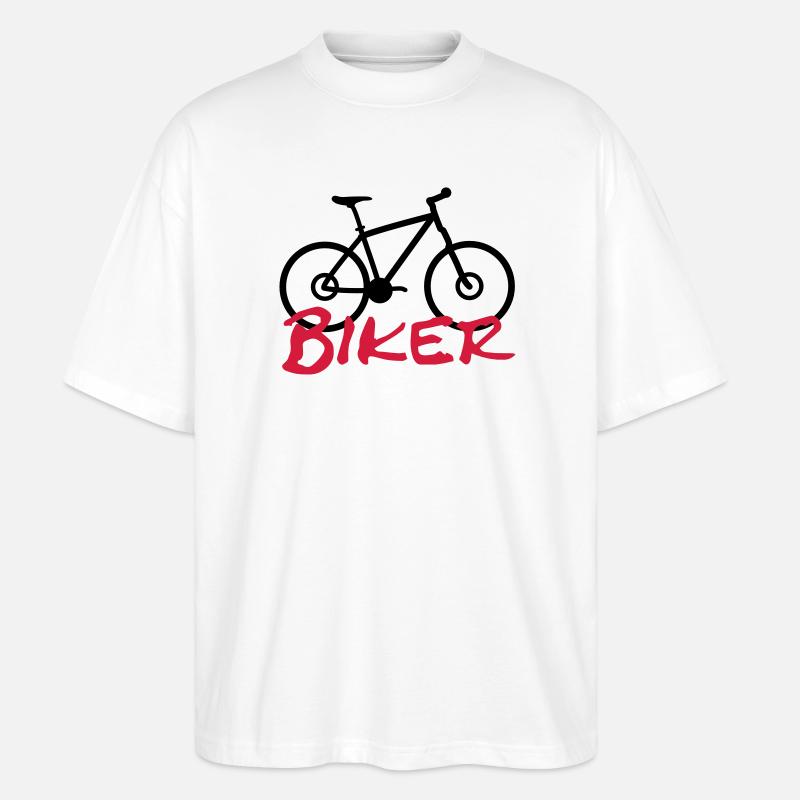 motarde - T-shirt bio Blaster 2.0 coupe oversize Stanley/Stella Unisexe - blanc