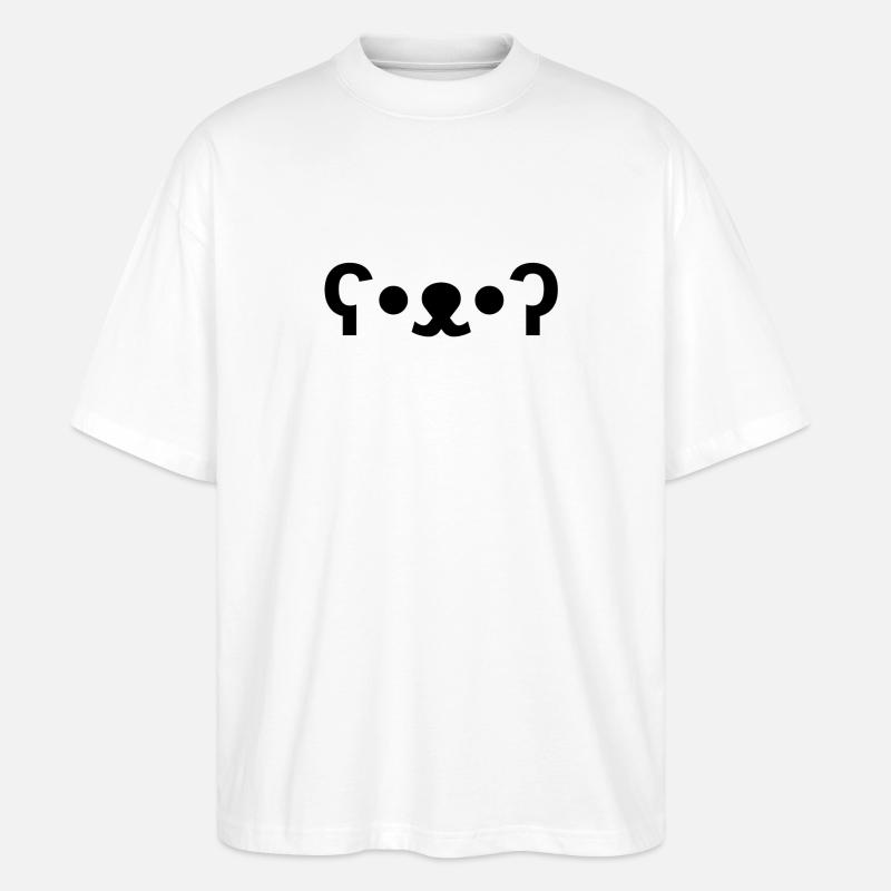 Bär - Stanley/Stella Oversized Unisex Bio T-Shirt Blaster 2.0 - Weiß