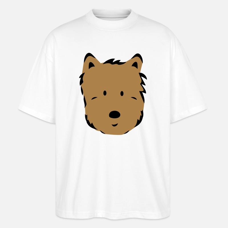 Hund - Stanley/Stella Oversized Unisex Bio T-Shirt Blaster 2.0 - Weiß
