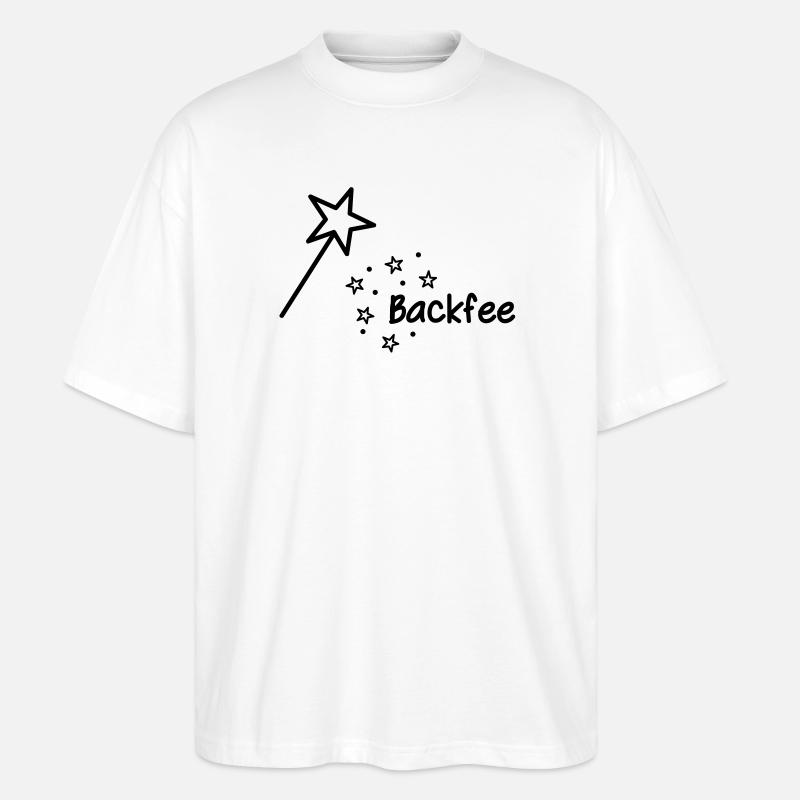 Backfee - T-shirt bio Blaster 2.0 coupe oversize Stanley/Stella Unisexe - blanc