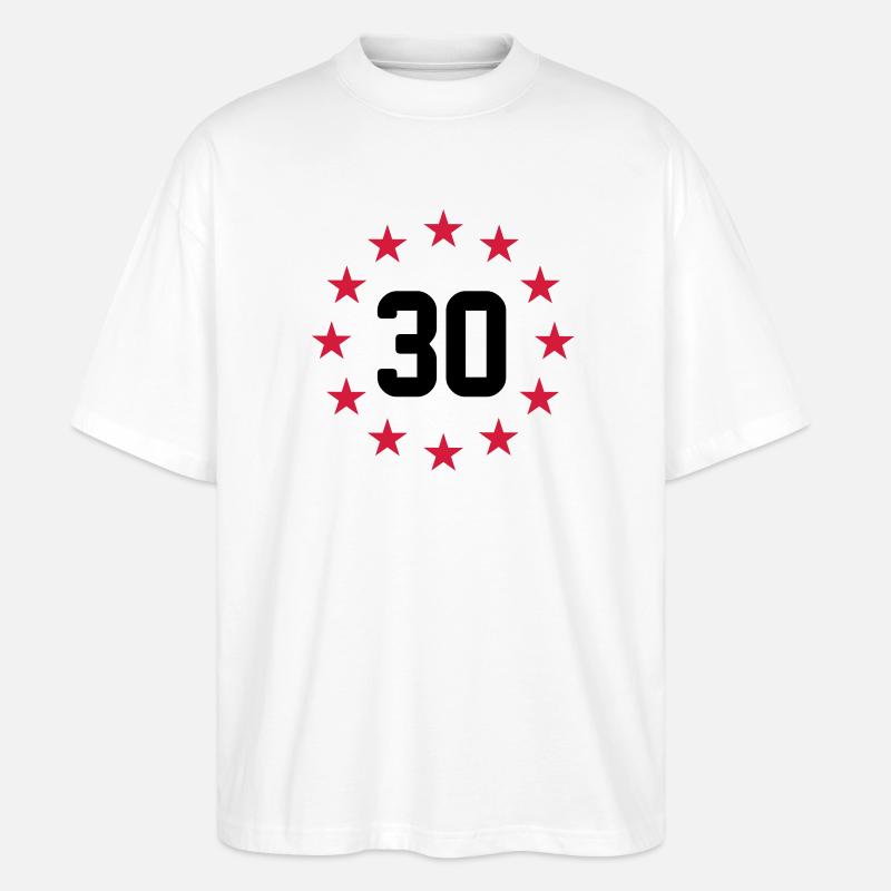 30 ans - T-shirt bio Blaster 2.0 coupe oversize Stanley/Stella Unisexe - blanc