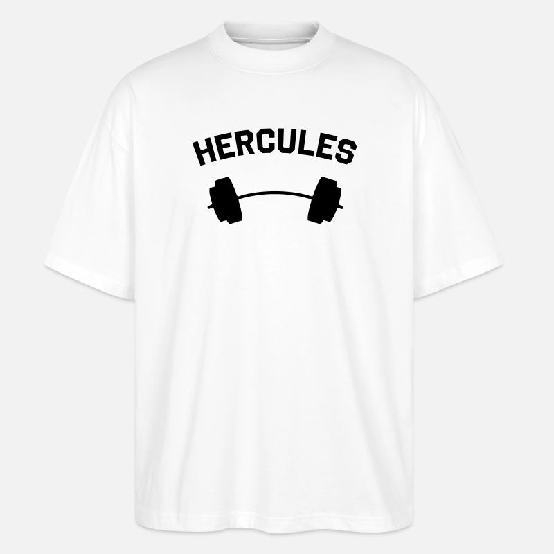 HERCULES - Stanley/Stella Oversized Unisex Bio T-Shirt Blaster 2.0 - Weiß