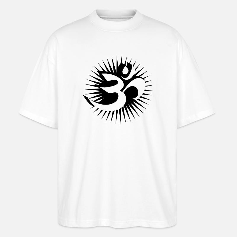 Om - T-shirt bio Blaster 2.0 coupe oversize Stanley/Stella Unisexe - blanc
